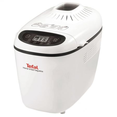 Masina de paine Tefal Home Bread Baguette PF610138, 1500 g, 16 programe, Alb