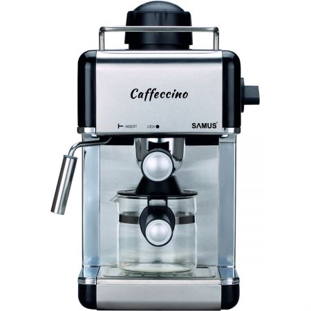 Espressor Samus Caffeccino, 3.5 bar, 800 W, Negru