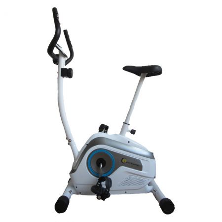 Bicicleta magnetica Fittronic 507B, volanta 5 kg, 8 trepte de rezistenta la pedalare, constructie robusta, greutate suportata 110kg