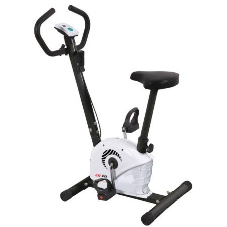 Bicicleta mecanica AB Fit MB1.3, greutate maxima suportata 100kg, sa reglabila, pedalare in ambele sensuri, calculator ce indica distanta, viteza si caloriile arse