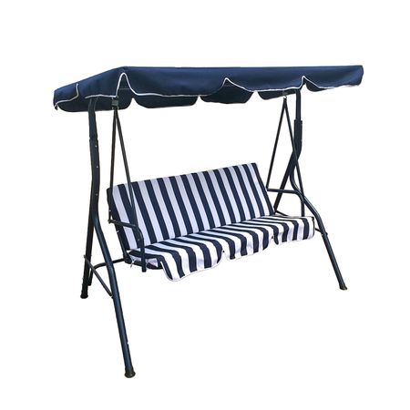 Balansoar Kring Oxford, 3 locuri, Albastru, 170 x 110 x 153 cm – Review detaliat