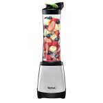 Blender Tefal Personal BL1A0D, 300 W, 0.6 l, 1 Viteza + pulse, Inox/Negru