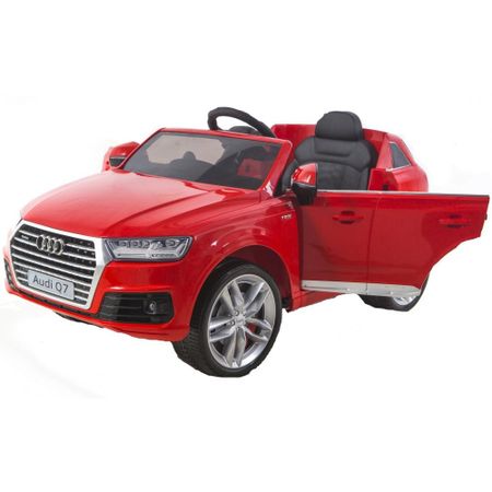 Masinuta electrica cu scaun de piele Audi Q7 Red – Review complet si Pareri diverse