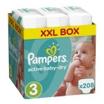 Review pe scurt: Pampers Active Baby XXL BOX 3 Midi 5-9 kg