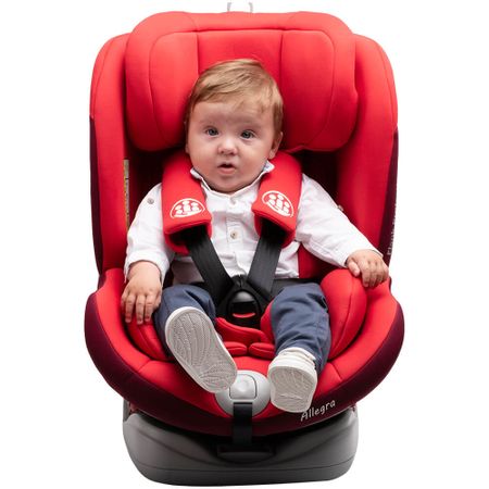 Scaun auto Allegra rotativ cu isofix 0-36 kg rosu KidsCare – Review complet