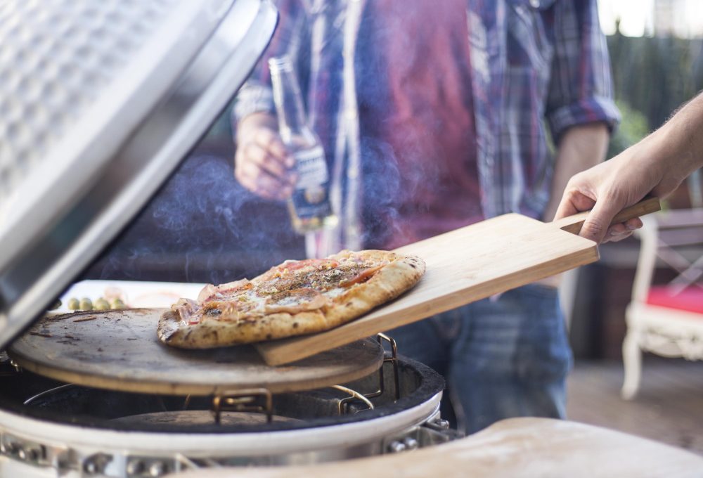 Gratar de gradina Kamado, diametru 18 functii