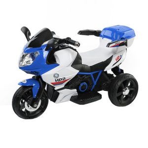 Motocicleta electrica Mappy, pentru copii, Alb/Albastru