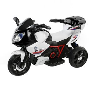 Motocicleta electrica Mappy, pentru copii, Alb/Negru