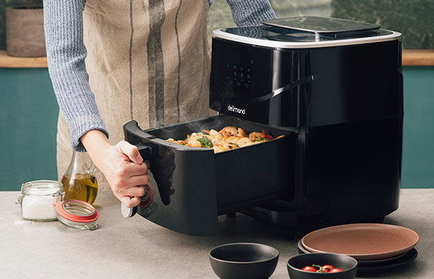 friteuza aer cald si gatire la aburi delimano review