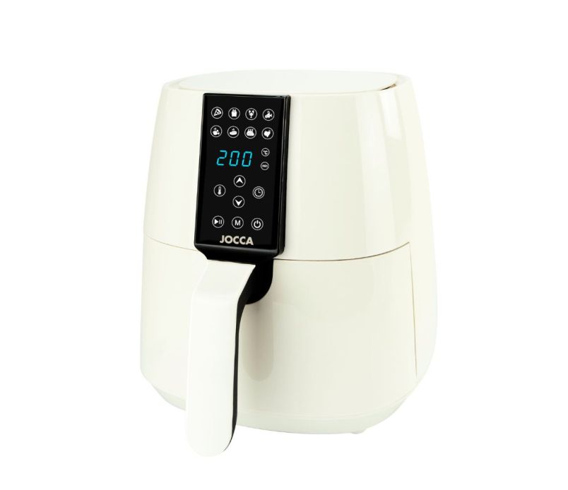 Friteuză cu aer cald Premium Air Fry, 8 programe, ecran digital, 3.8L, 1450W, crem Review si Pareri