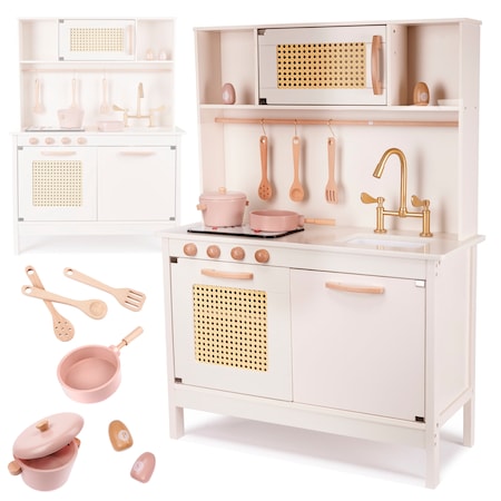 Bucatarie Pentru Copii RetroKitchen, Din Lemn, Calitate Premium Review si Pareri pertinente